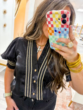 Load image into Gallery viewer, First Time Blouse - Black

