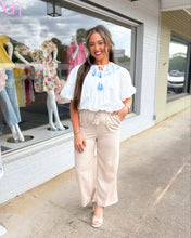 Load image into Gallery viewer, Mean Business Linen Pants - Khaki
