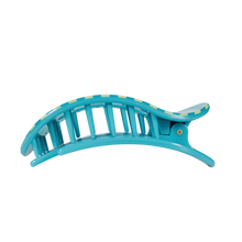 Load image into Gallery viewer, Cabana Cutie | Large | Flat Round Hair Clip
