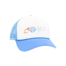 Load image into Gallery viewer, Sea Shells Embroidered Foam Trucker Hat

