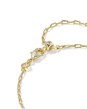 Load image into Gallery viewer, ABBIE MEDALLION DELICATE CHAIN BRACELET GOLD NEUTRAL MIX
