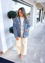 Load image into Gallery viewer, Quilted Denim Jacket

