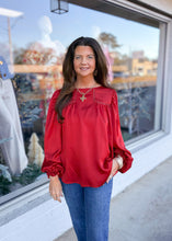 Load image into Gallery viewer, Long Day Blouse - Rust

