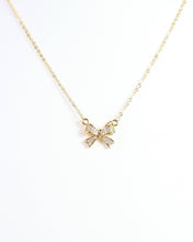 Load image into Gallery viewer, Darcy CZ Bow Necklace
