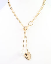 Load image into Gallery viewer, Maple Heart and Pearl Pendant Necklace
