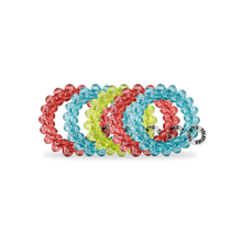 Load image into Gallery viewer, Spiral Hair Coils | Tiny | Summer Brights Hair Ties
