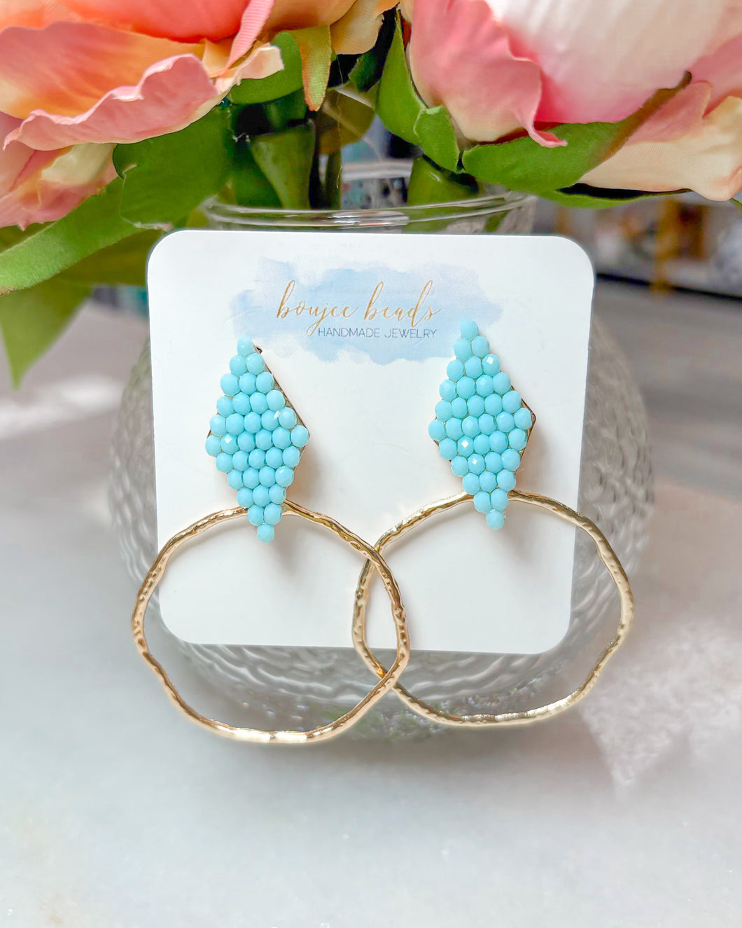 Faith Earrings - Mint