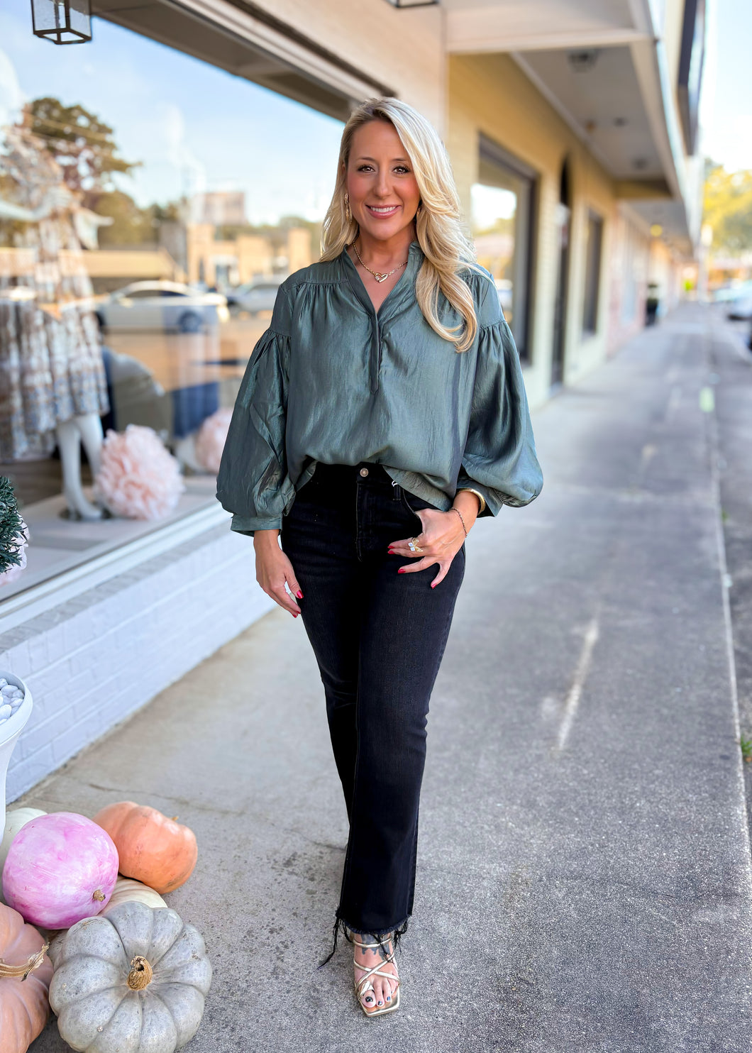 More Space Blouse - Green