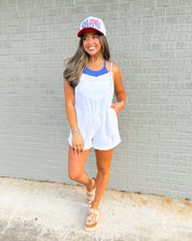 Load image into Gallery viewer, Summer Break Linen Tie Romper
