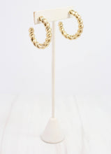 Load image into Gallery viewer, Berkeley Twisted Hoop Earring
