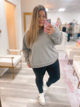 Load image into Gallery viewer, Washington Curvy Pullover - Sleet
