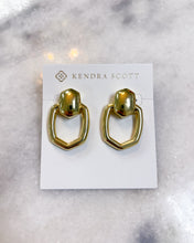 Load image into Gallery viewer, KAIA OPEN FRAME EARRINGS GOLD
