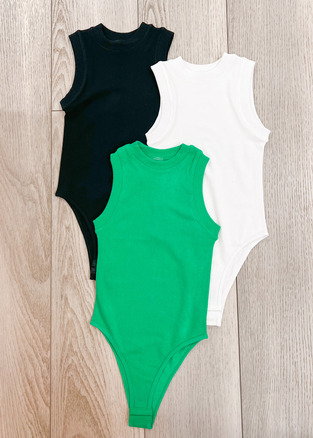 Ribbed Thick Band Bodysuit
