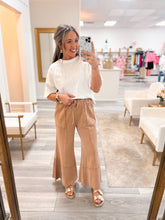 Load image into Gallery viewer, Cappuccino Mineral Washed Pants
