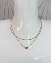 Load image into Gallery viewer, EMILIE MULTI STRAND NECKLACE GOLD AZALEA ILLUSION
