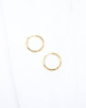 Load image into Gallery viewer, Jacobs CZ Pave In Out Hoop Earring
