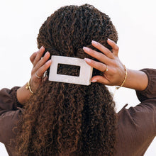 Load image into Gallery viewer, Flat Rectangle Hair Clip | Medium | Almond Beige
