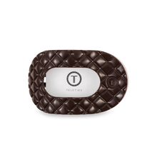 Load image into Gallery viewer, Flat Round Hair Clip | Medium | Truly Taupe Quilted
