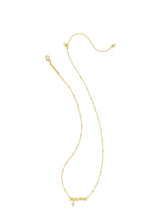 Load image into Gallery viewer, MAMA CRYSTAL SHORT PENDANT NECKLACE GOLD
