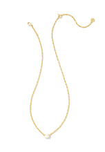 Load image into Gallery viewer, CAILIN CRYSTAL PENDANT NECKLACE GOLD IVORY MOTHER OF PEARL
