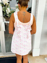 Load image into Gallery viewer, Girly Floral Button Overall Dress
