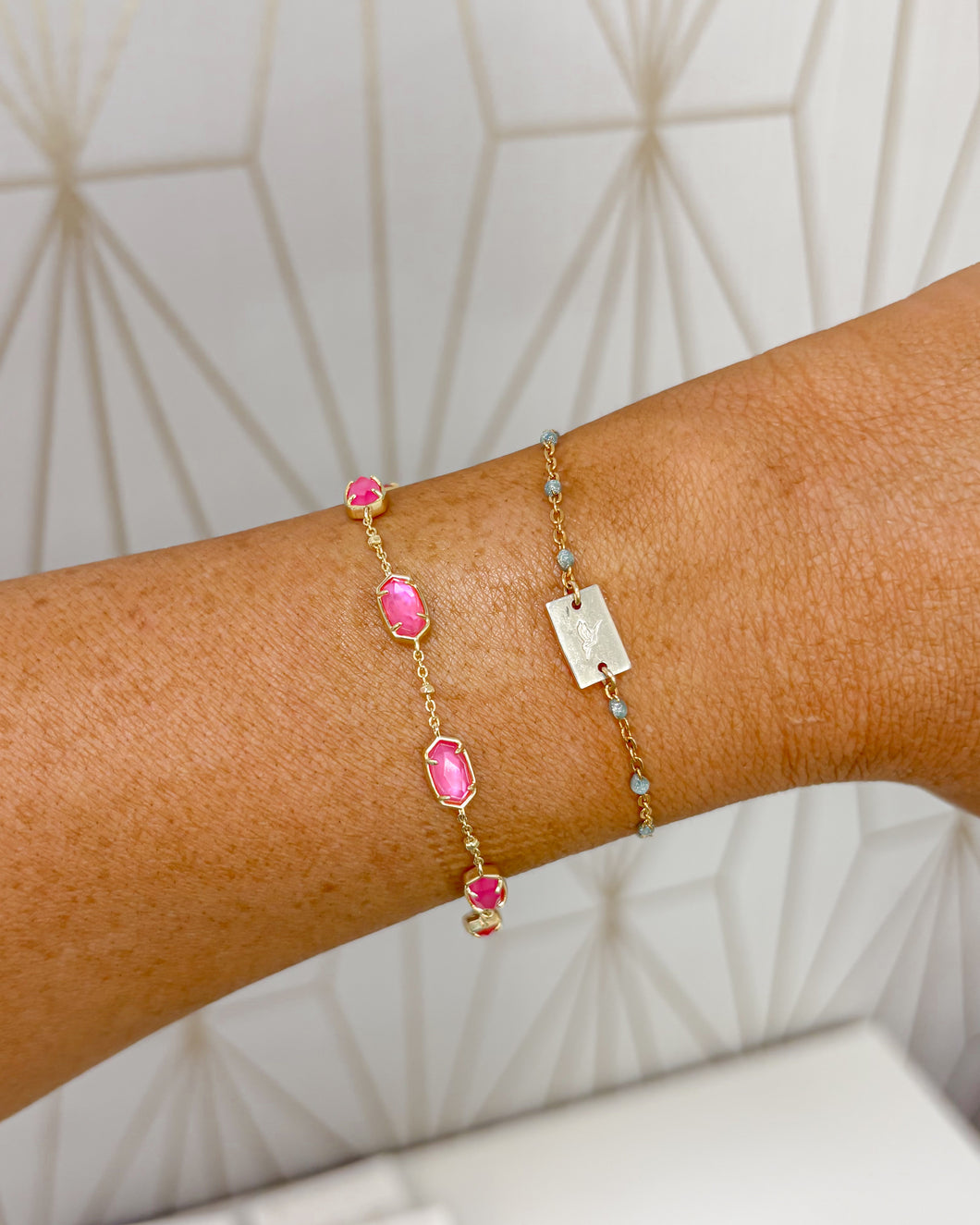 EMILIE LINK BRACELET GOLD AZALEA ILLUSION