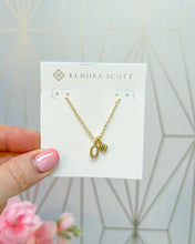 Load image into Gallery viewer, MINI ELISA DIRA NECKLACE GOLD BRIGHT WHITE LAB GROWN OPAL
