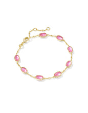 Load image into Gallery viewer, EMILIE LINK BRACELET GOLD AZALEA ILLUSION

