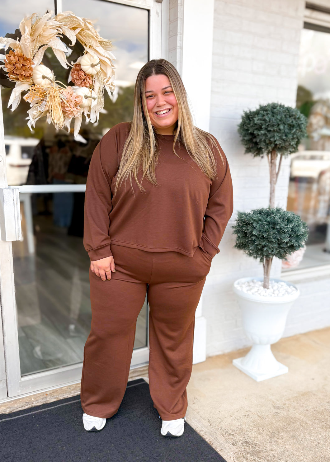 Curvy Scuba Set - Brown