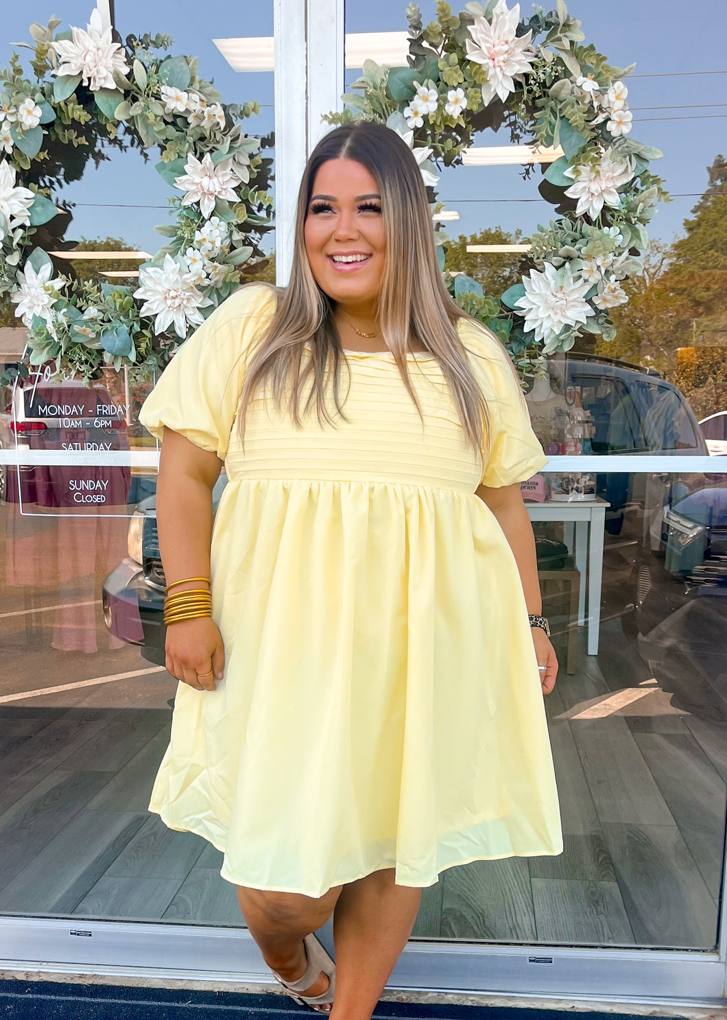 Baby Yellow Daisy Dress