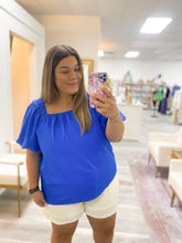 Load image into Gallery viewer, Good Day Blouse - Diva Blue
