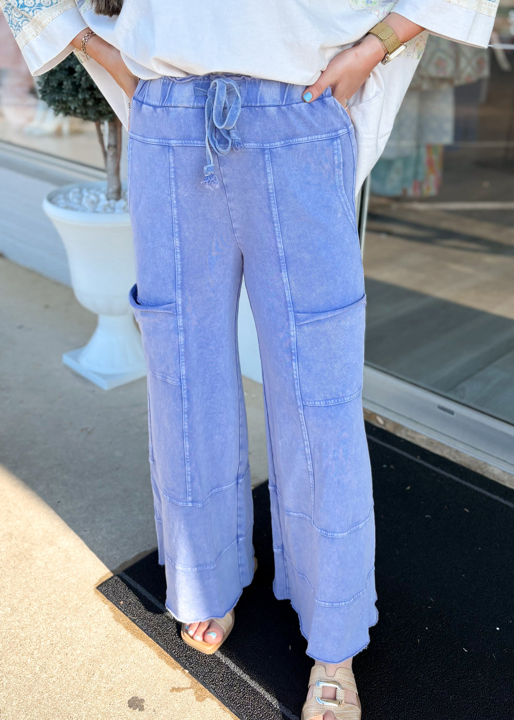 Misty Blue Pants