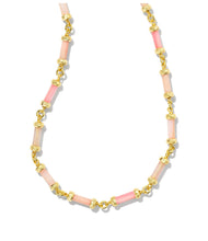 Load image into Gallery viewer, Gigi Strand Necklace In Gold Pink Mix
