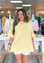 Load image into Gallery viewer, Fake Pocket Tee - Canary
