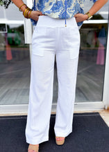 Load image into Gallery viewer, Safe Secret Linen Pants - White

