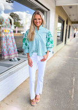 Load image into Gallery viewer, Run Away Green Top
