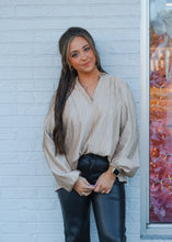 Load image into Gallery viewer, Business Woman Blouse - Taupe
