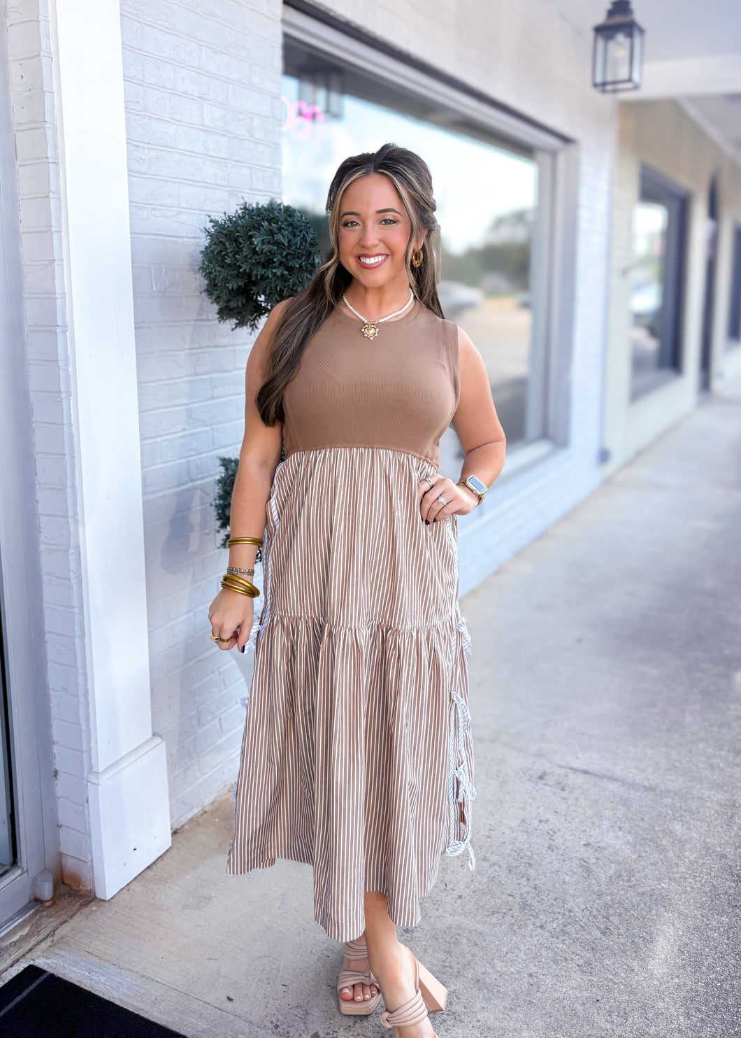Coco Puff Midi Dress