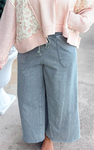 Load image into Gallery viewer, Treasure Wide Legged Pants - Faded Teal
