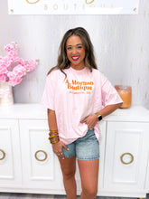Load image into Gallery viewer, Pink &amp; Orange Combo Logo Comfort Color Tee
