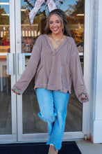 Load image into Gallery viewer, The Best Patch Pullover - Coffee
