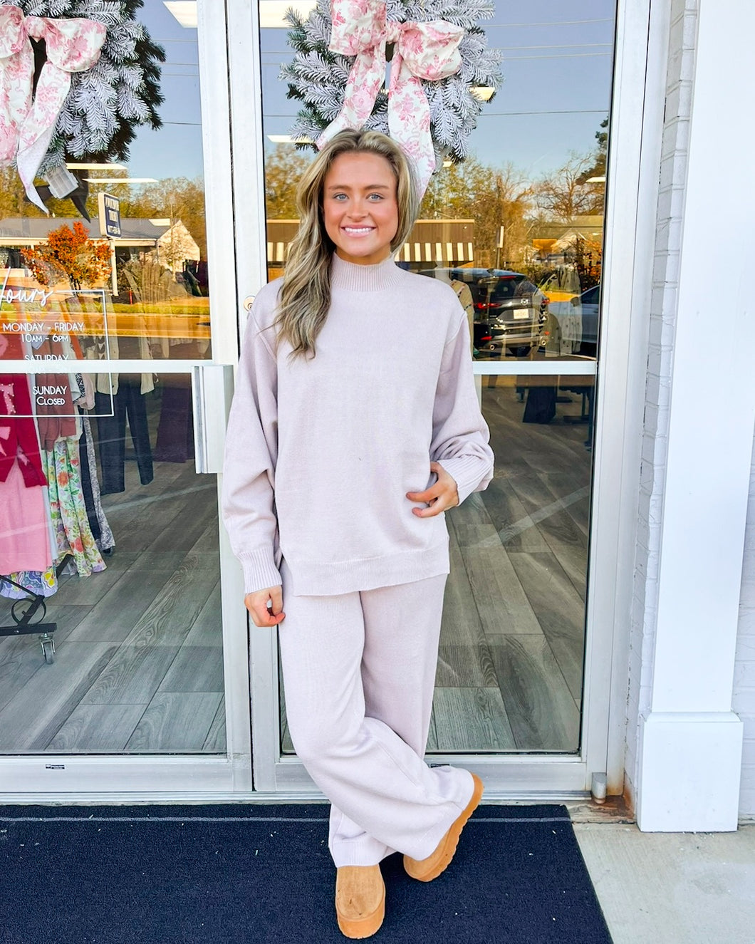 Rose Cheeks Sweater Top