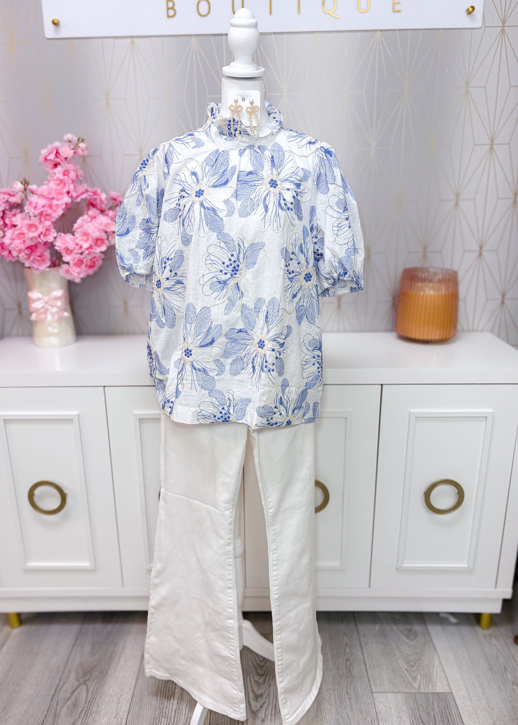 Summer White Flare Pants