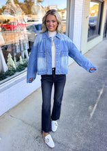 Load image into Gallery viewer, On Your Mind Denim Jacket

