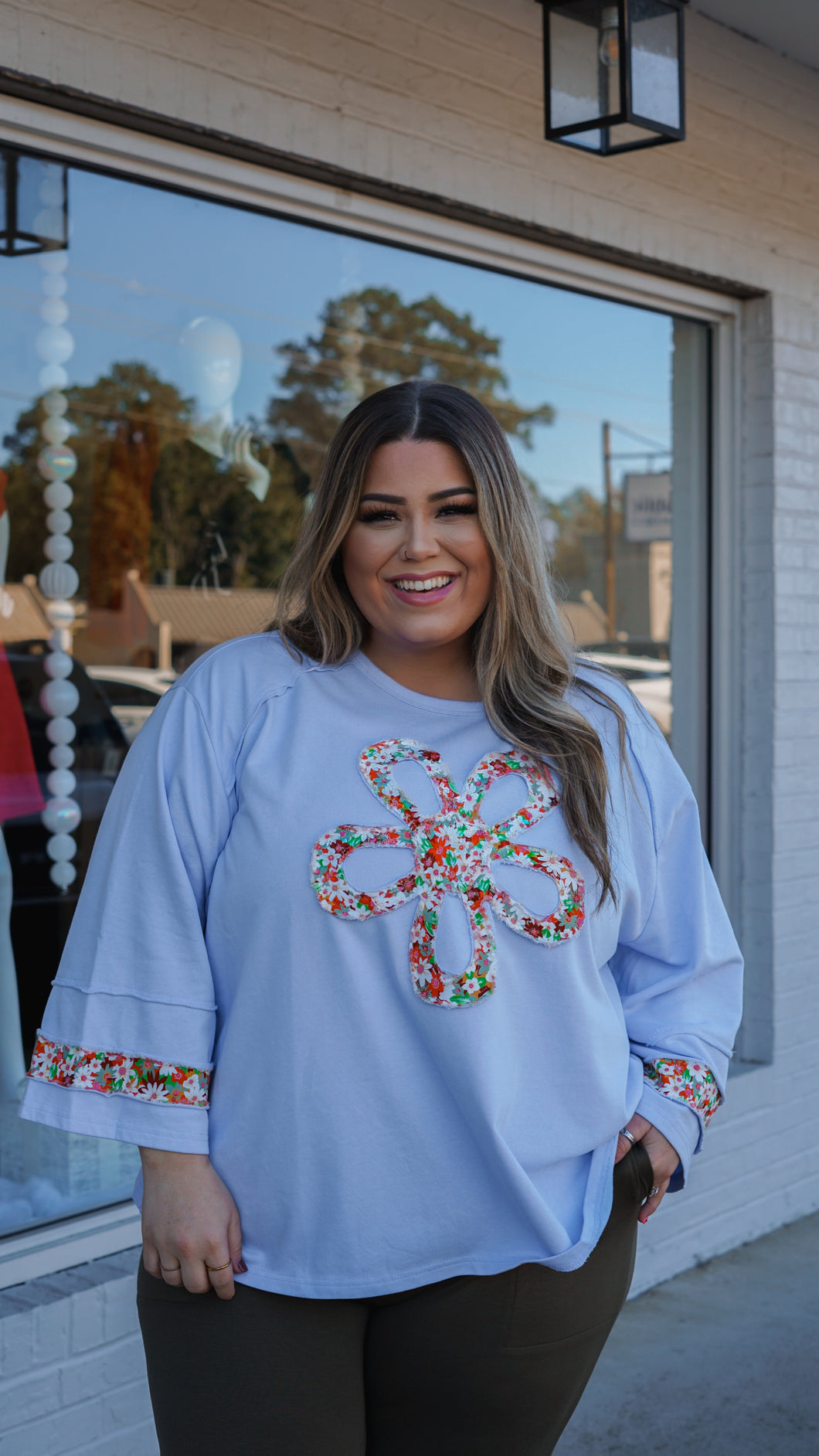 Sky High Curvy Top