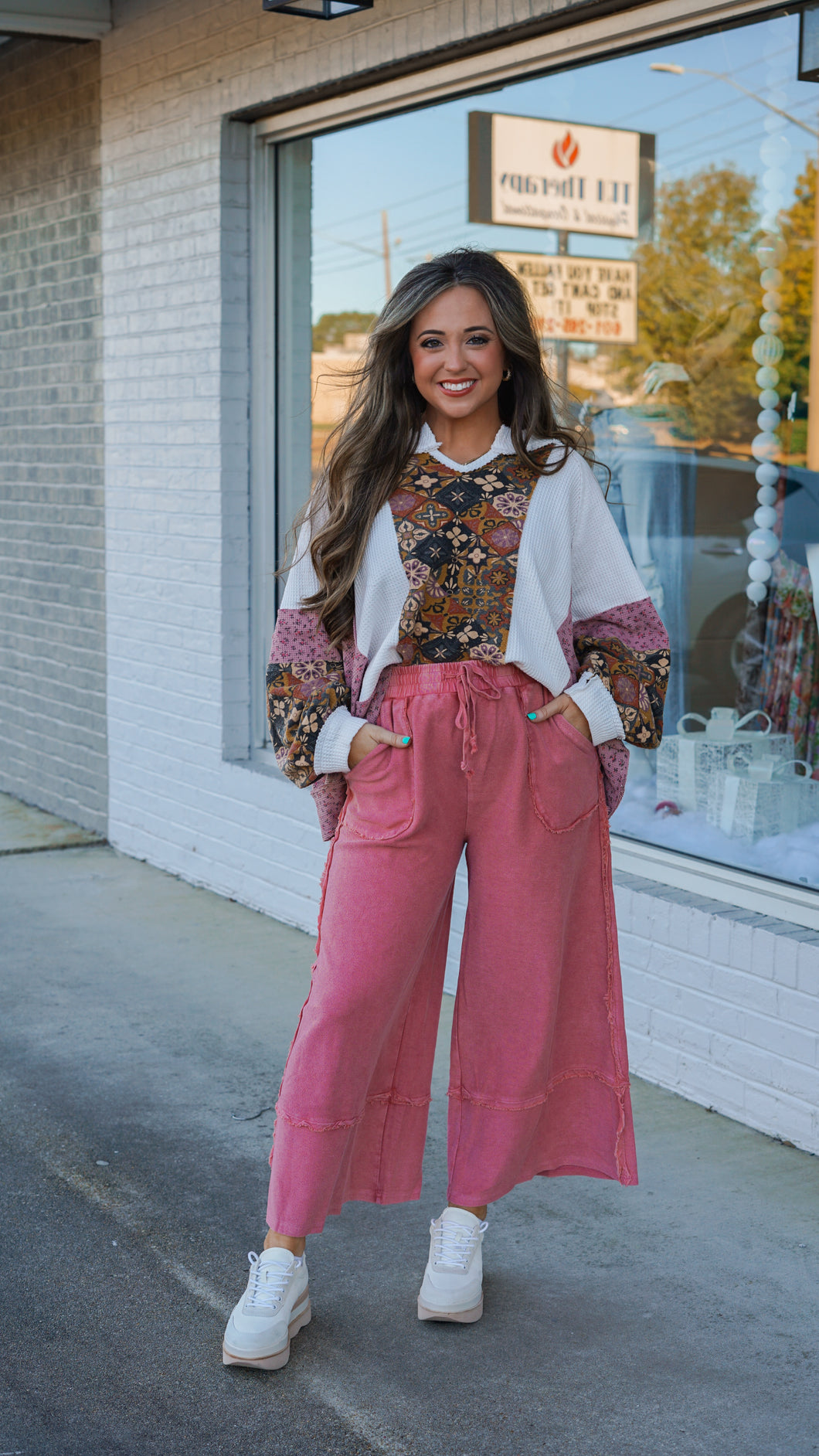 Boho Red Pants