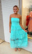 Load image into Gallery viewer, Ocean View Tube Dress - Tiffany Blue
