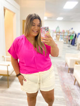 Load image into Gallery viewer, Bring It Blouse - Hot Pink
