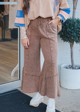 Load image into Gallery viewer, Chocolate Brown Mineral Washed Pants
