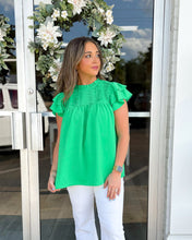 Load image into Gallery viewer, Lilly Ruffle Sleeve Blouse
